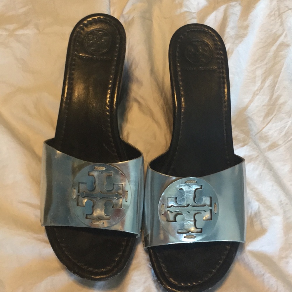 Tory Burch Slide Wedges